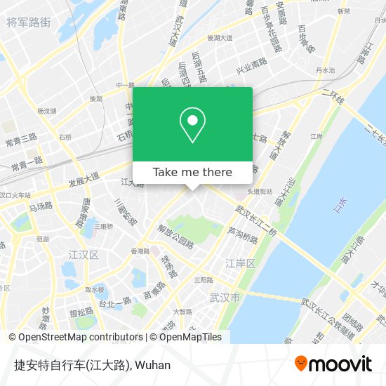 捷安特自行车(江大路) map