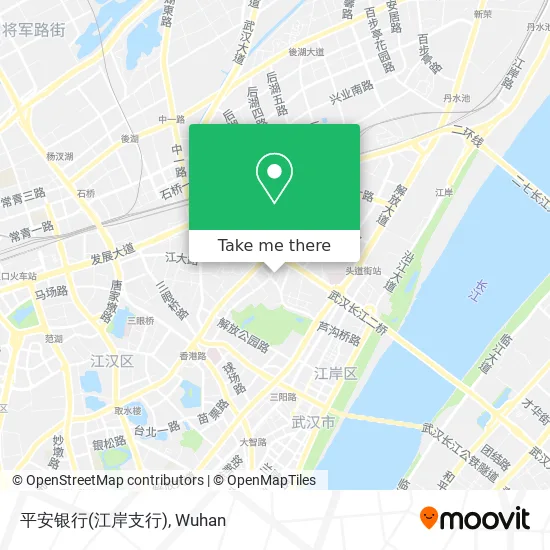 平安银行(江岸支行) map