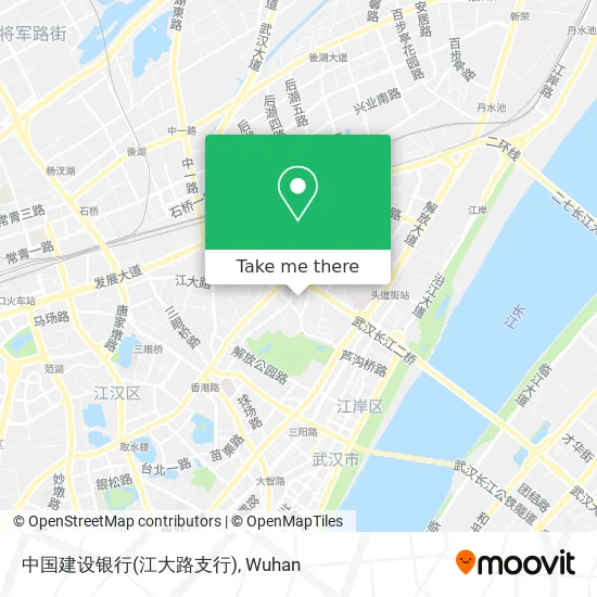 中国建设银行(江大路支行) map