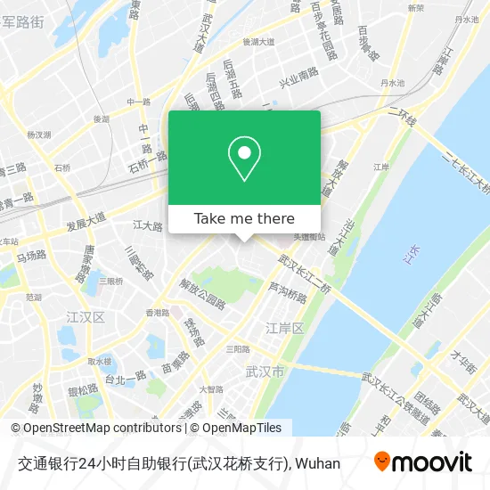 交通银行24小时自助银行(武汉花桥支行) map