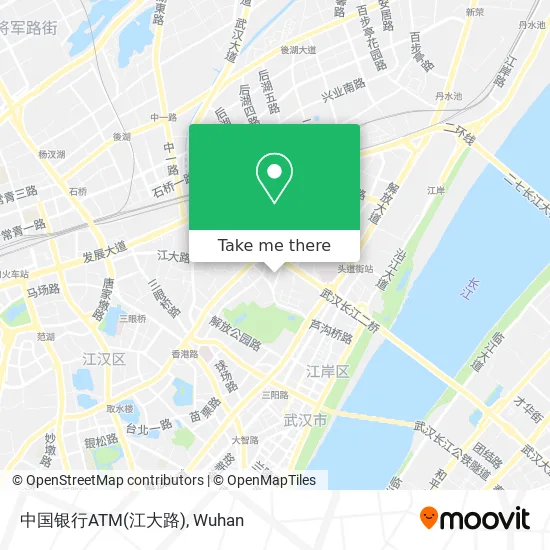 中国银行ATM(江大路) map