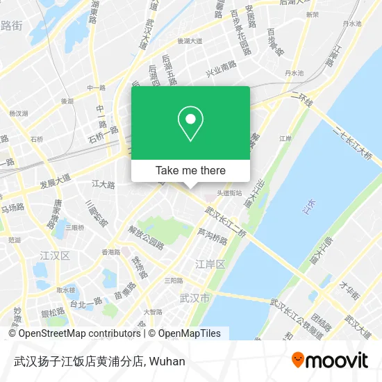 武汉扬子江饭店黄浦分店 map