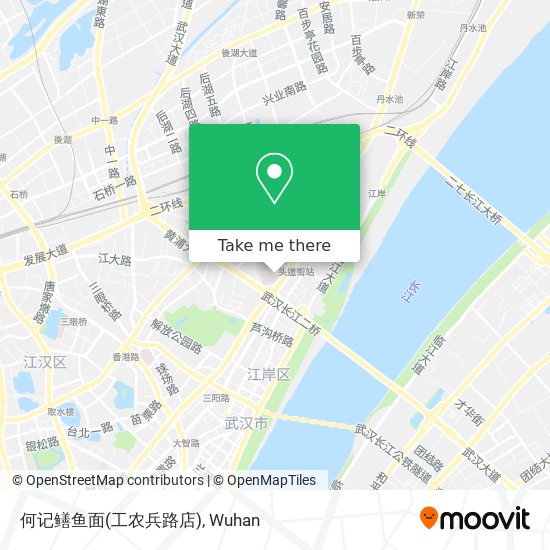 何记鳝鱼面(工农兵路店) map