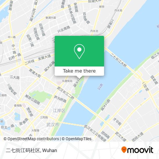 二七街江码社区 map