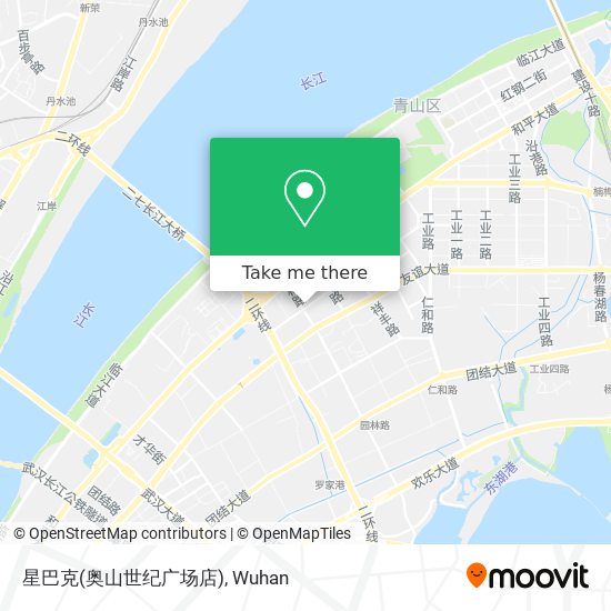 星巴克(奥山世纪广场店) map
