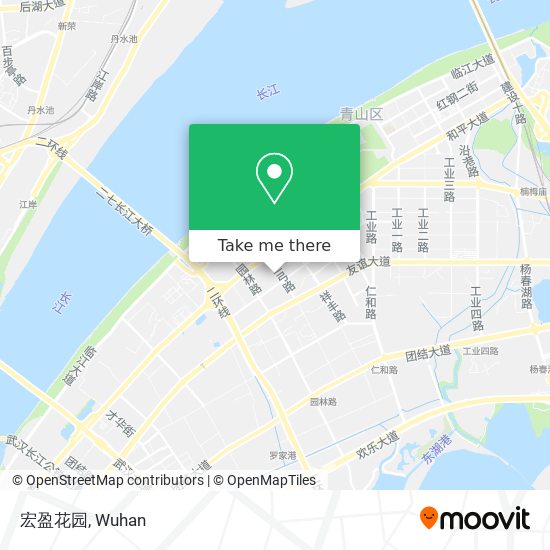 宏盈花园 map