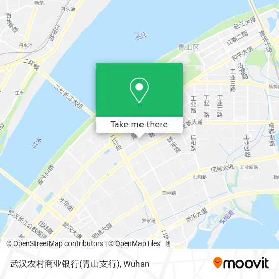 武汉农村商业银行(青山支行) map