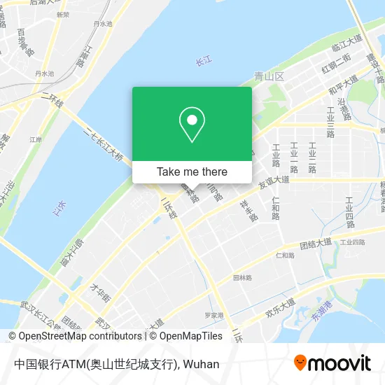 中国银行ATM(奥山世纪城支行) map