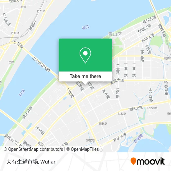 大有生鲜市场 map