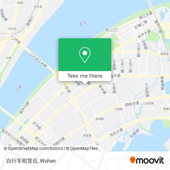 自行车租赁点 map
