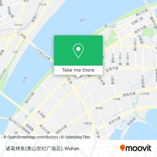 诸葛烤鱼(奥山世纪广场店) map
