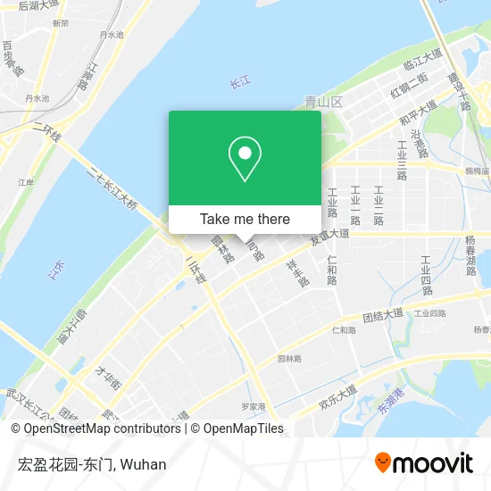 宏盈花园-东门 map