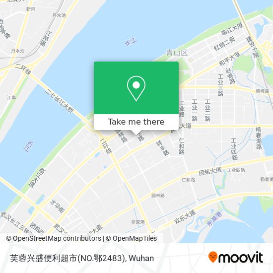 芙蓉兴盛便利超市(NO.鄂2483) map