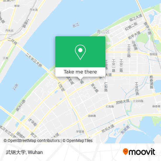 武钢大学 map