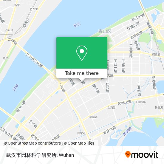 武汉市园林科学研究所 map