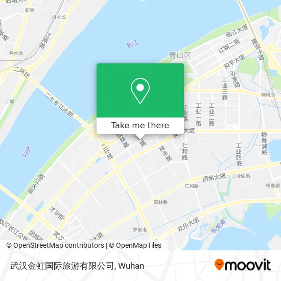 武汉金虹国际旅游有限公司 map