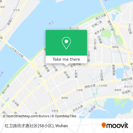红卫路街才惠社区(58小区) map
