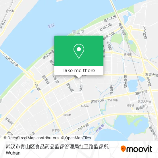武汉市青山区食品药品监督管理局红卫路监督所 map