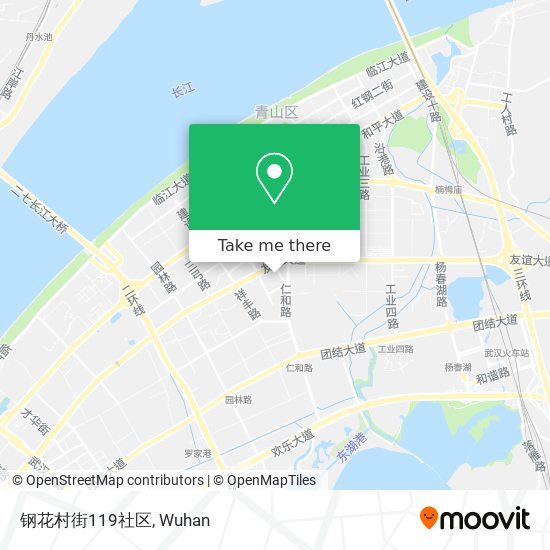 钢花村街119社区 map