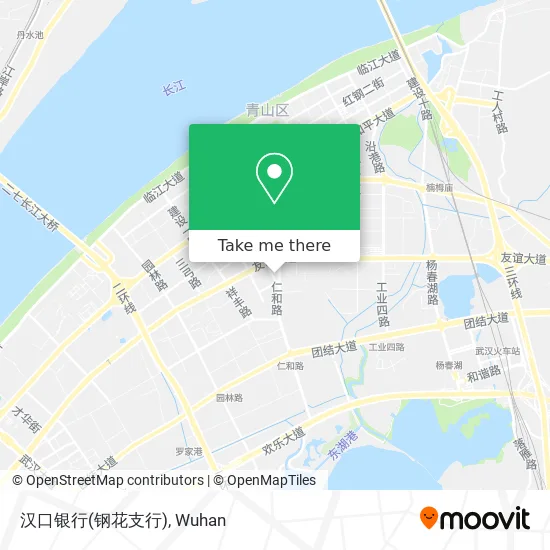 汉口银行(钢花支行) map