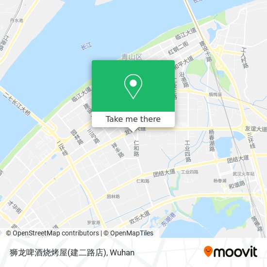 狮龙啤酒烧烤屋(建二路店) map