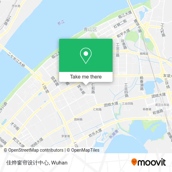 佳烨窗帘设计中心 map
