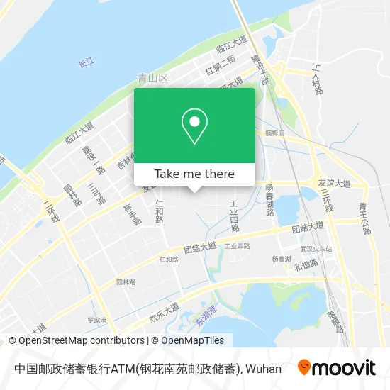 中国邮政储蓄银行ATM(钢花南苑邮政储蓄) map
