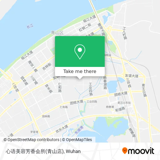 心语美容芳香会所(青山店) map