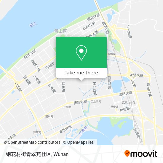 钢花村街青翠苑社区 map