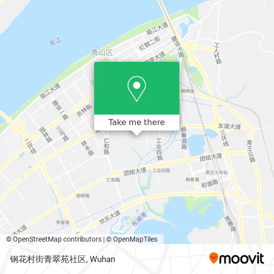 钢花村街青翠苑社区 map