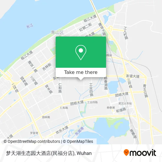 梦天湖生态园大酒店(民福分店) map