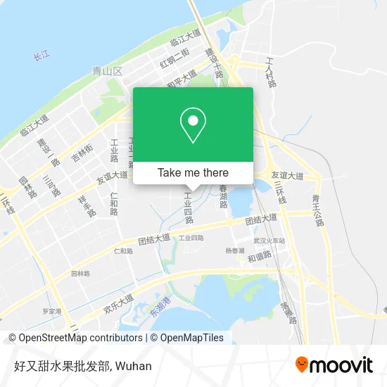 好又甜水果批发部 map