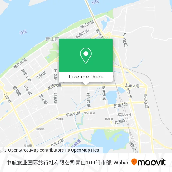 中航旅业国际旅行社有限公司青山109门市部 map