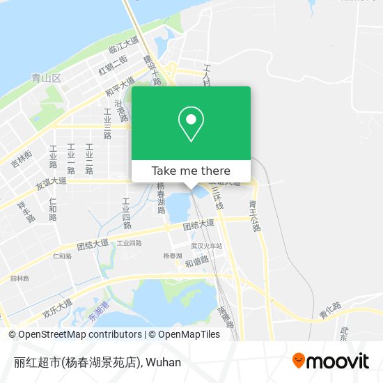 丽红超市(杨春湖景苑店) map