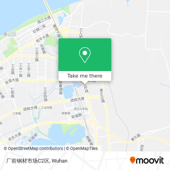 厂前钢材市场C2区 map