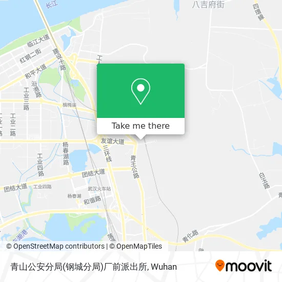 青山公安分局(钢城分局)厂前派出所 map