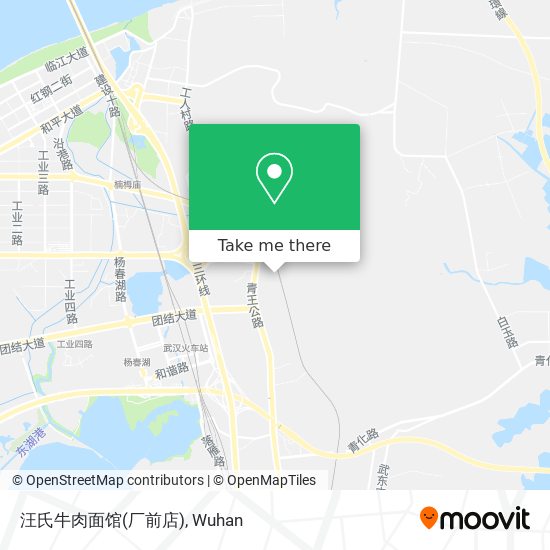 汪氏牛肉面馆(厂前店) map