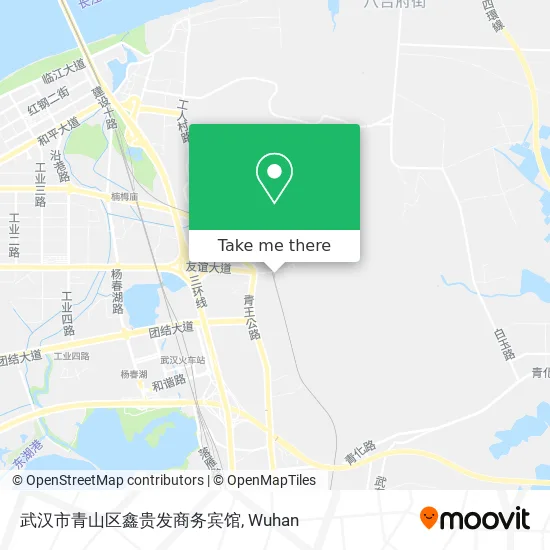 武汉市青山区鑫贵发商务宾馆 map