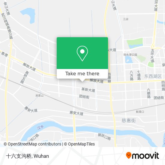 十六支沟桥 map