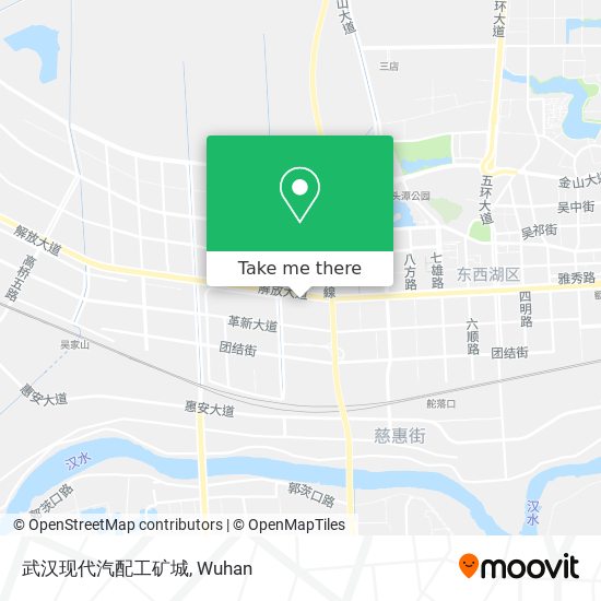 武汉现代汽配工矿城 map
