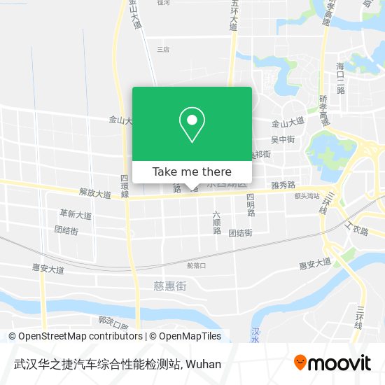 武汉华之捷汽车综合性能检测站 map