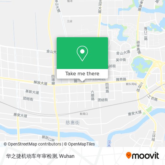 华之捷机动车年审检测 map