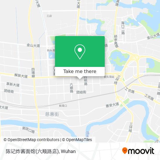 陈记炸酱面馆(六顺路店) map