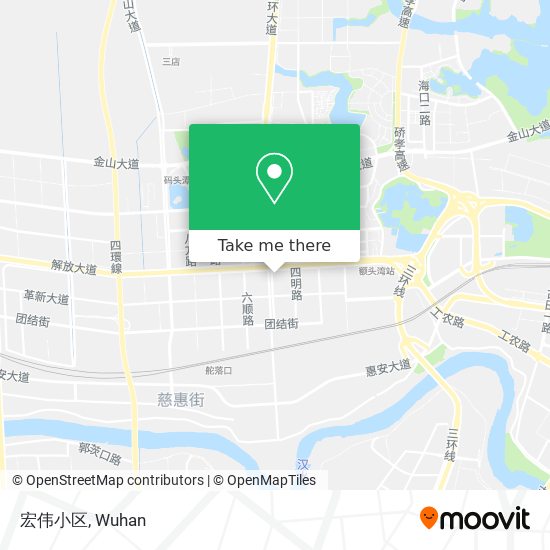 宏伟小区 map