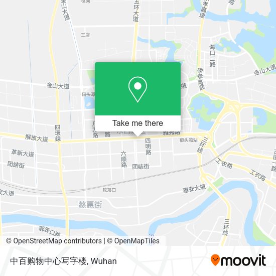中百购物中心写字楼 map