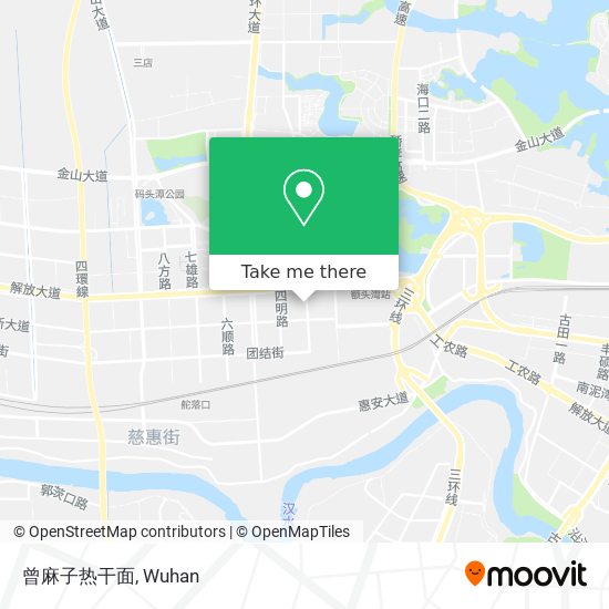 曾麻子热干面 map