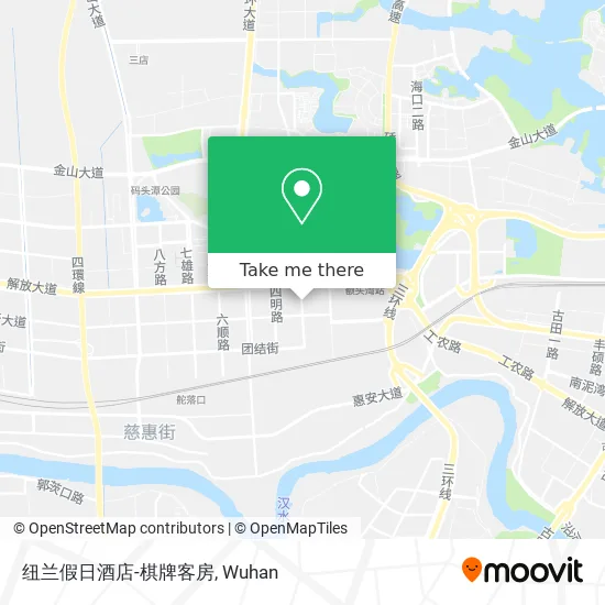 纽兰假日酒店-棋牌客房 map