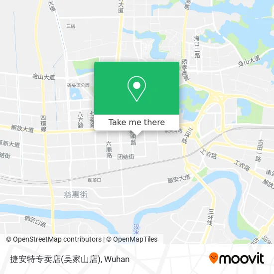 捷安特专卖店(吴家山店) map