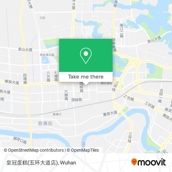 皇冠蛋糕(五环大道店) map