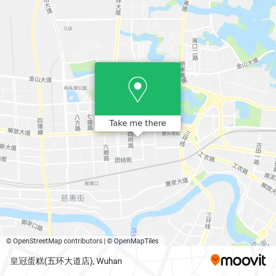 皇冠蛋糕(五环大道店) map